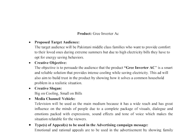 write compelling tv ad scripts for your product